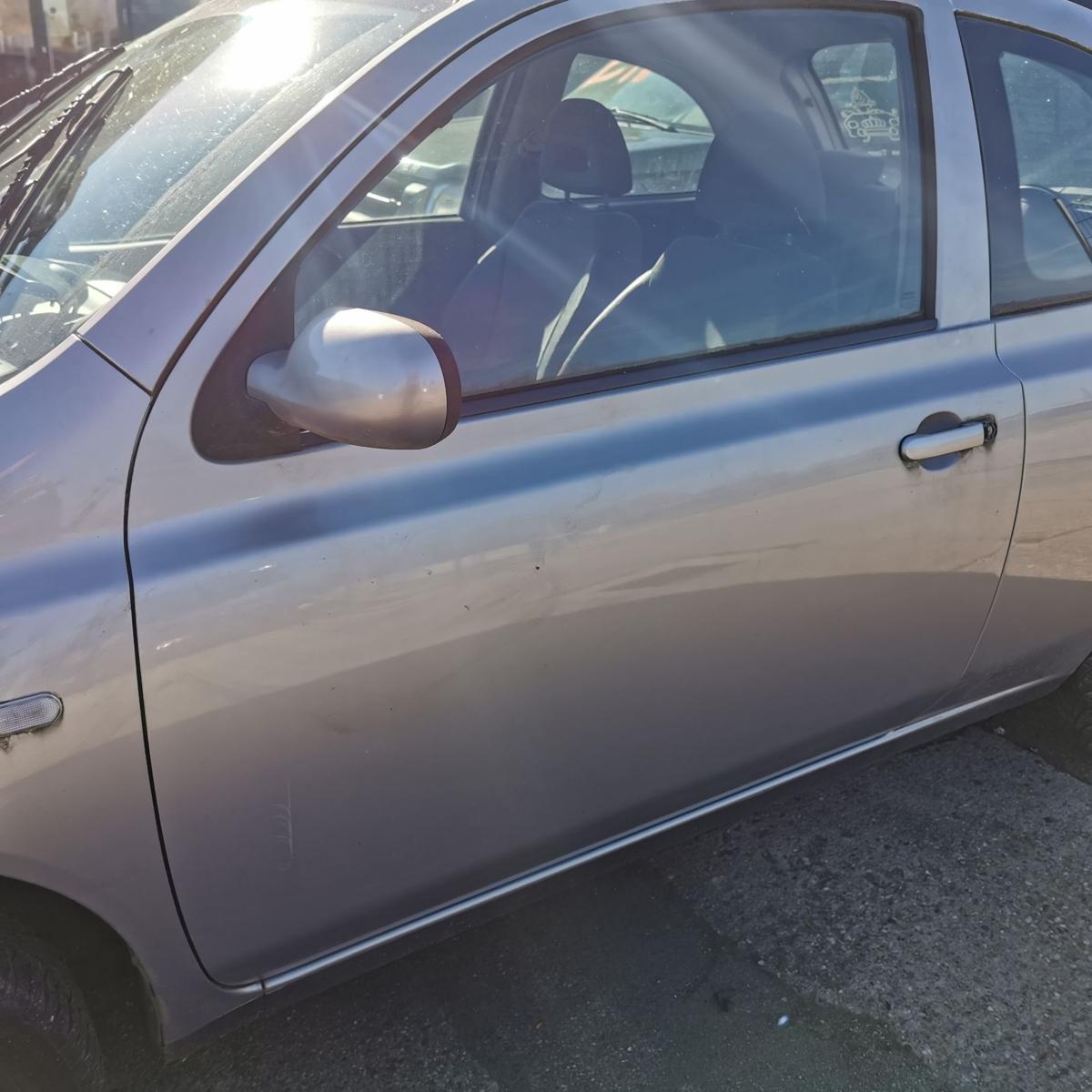 Nissan Micra K12 Fahrertür Tür Rohbautür vorn links 3Trg KY0 SPORTY SILVER MET