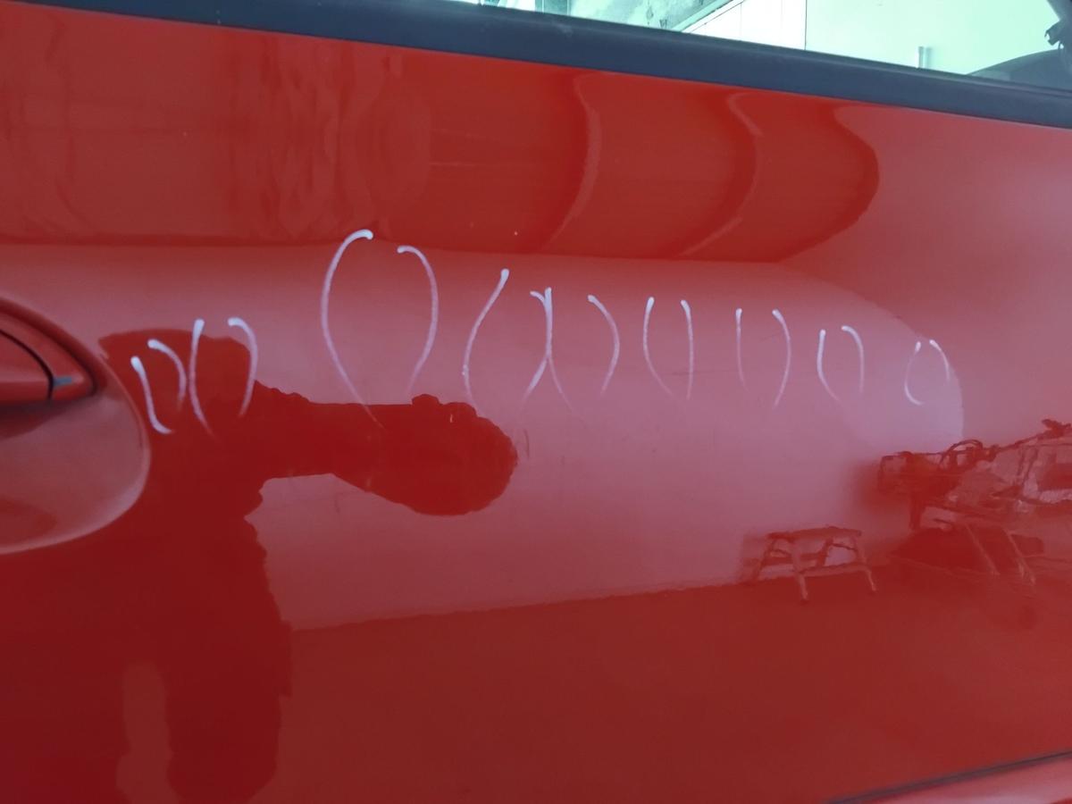 Renault Clio 2 Campus Ph.V T&uuml;r vorn rechts Beifahrert&uuml;r 5-T&uuml;rer rot DV727 BJ2009