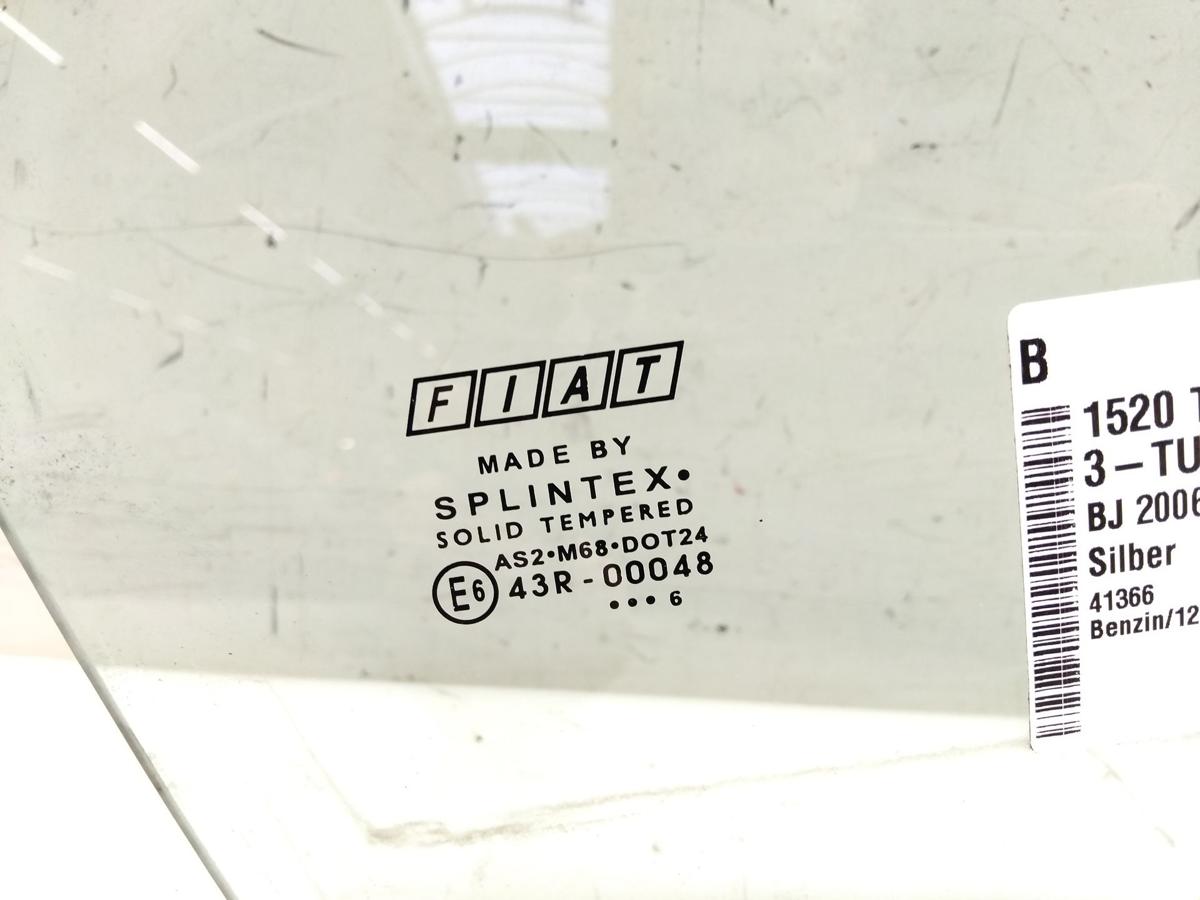 Fiat Grande Punto original T&uuml;rscheibe vorn rechts gr&uuml;ncolor 3-t&uuml;rig BJ2006