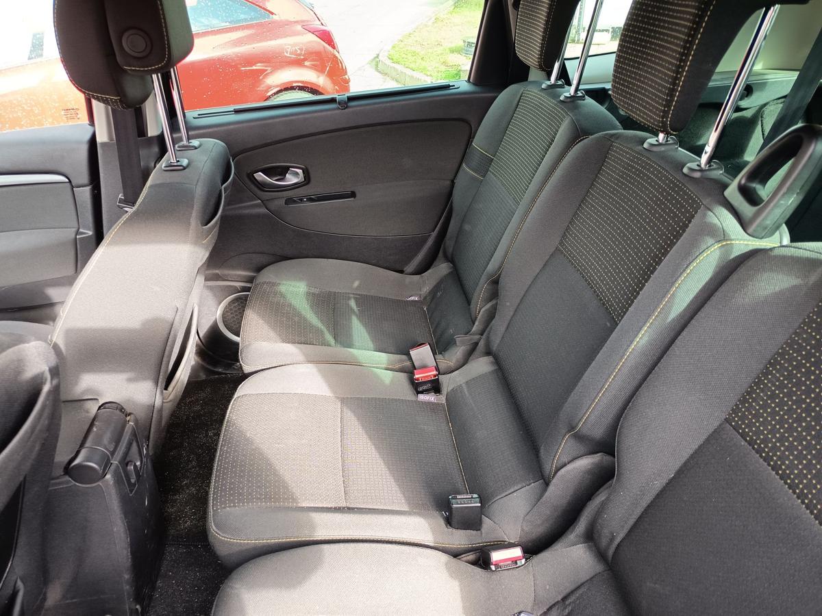 Renault Grand Scenic 3 original R&uuml;cksitz mitte Reihe 2 Stoff grau Bj 2009