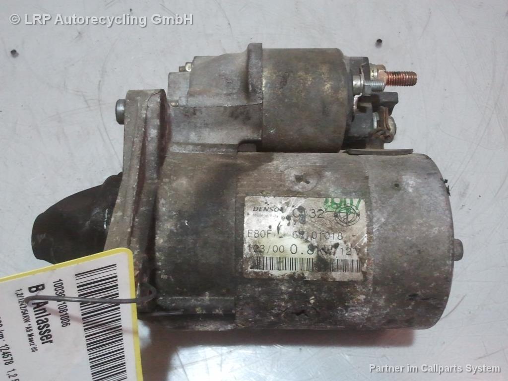 Fiat Palio Weekend BJ2000 original Anlasser Starter 63101018 DENSO 1.2 54kw 178B5000