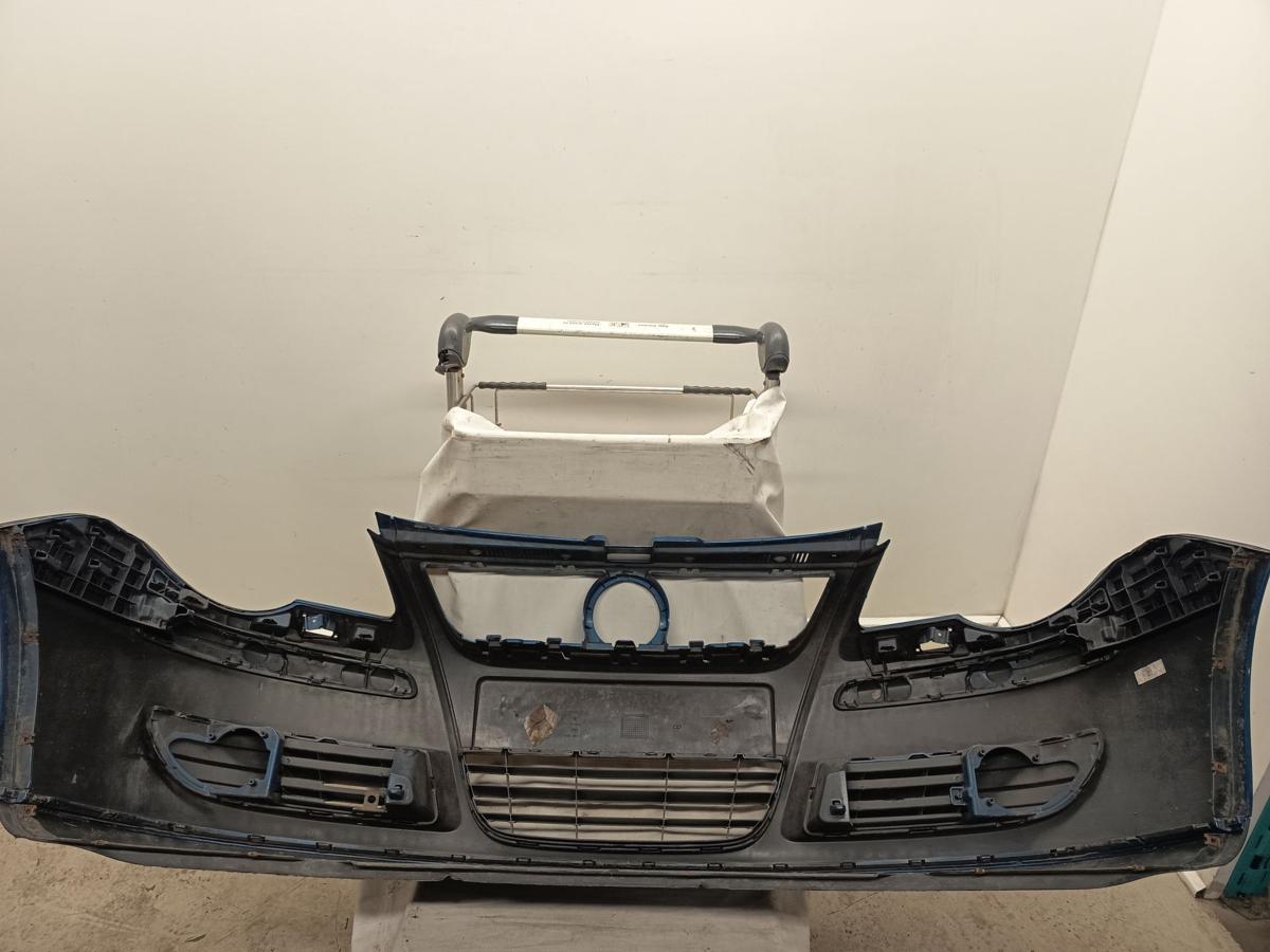 VW Polo 9N2 Facelift ab 2005 original Stoßfänger Stoßstange vorn LA5K -blau
