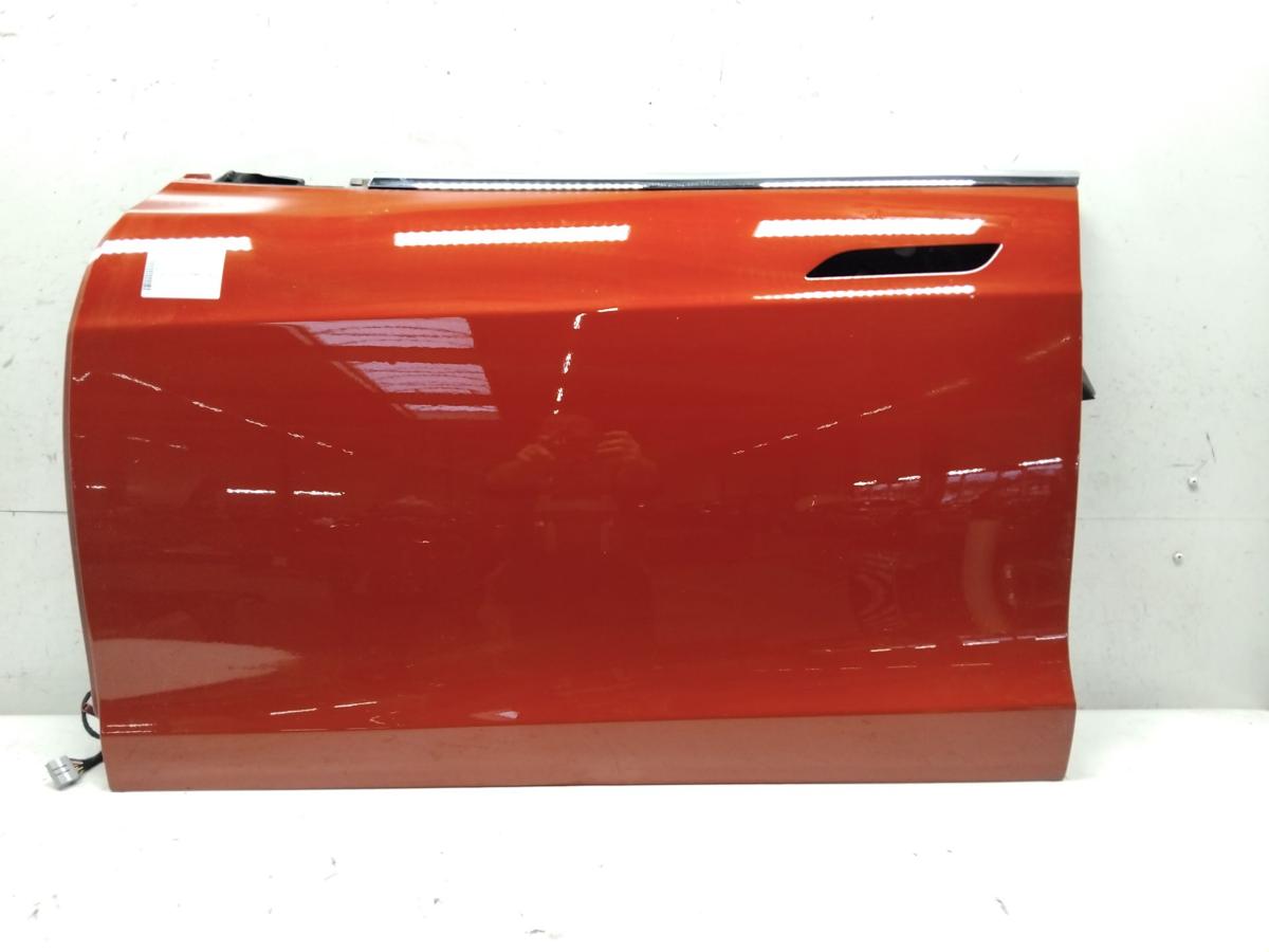 Tesla Model S T&uuml;r vorn links Fahrert&uuml;r dunkelrotmetallic PPMR sunset red Bj2019