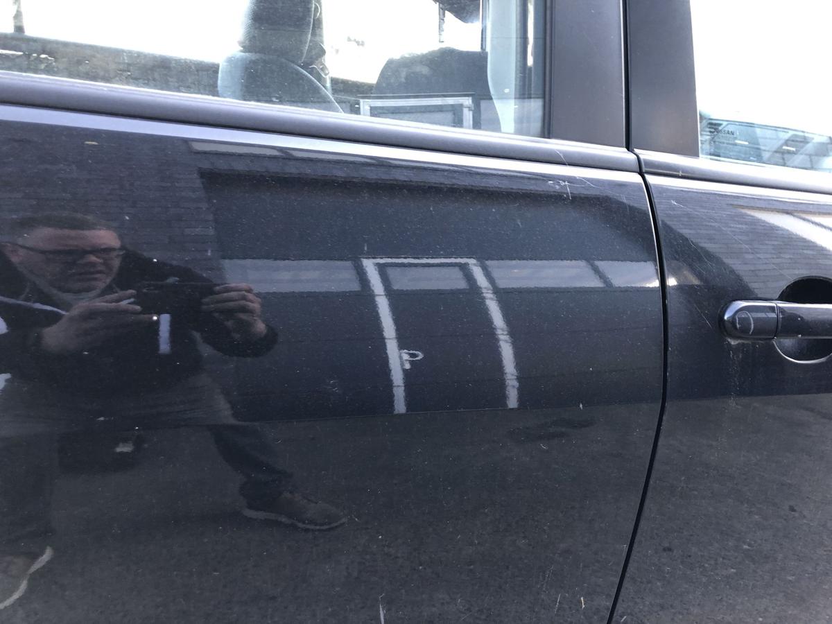 Nissan Tiida C11 T&uuml;r hinten rechts Fondt&uuml;r im Rohbau KH3 Superblack