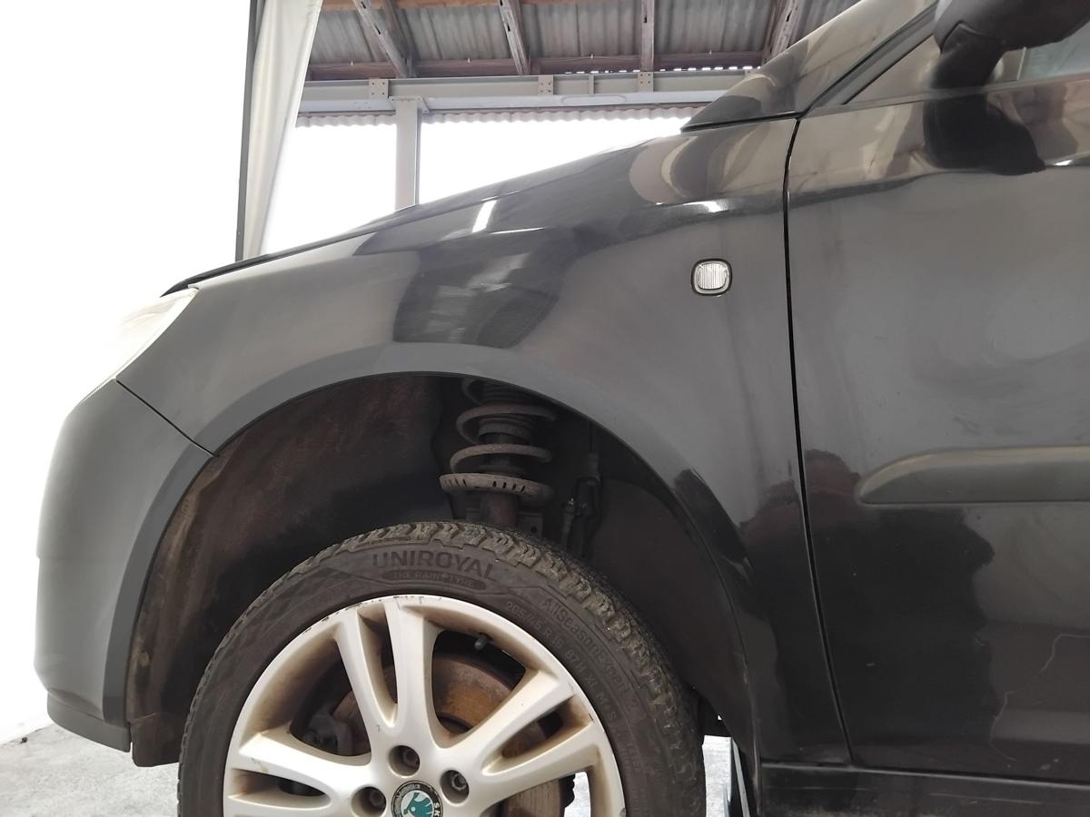 Skoda Roomster 5J original Kotfl&uuml;gel vorn links LF9R Blackmagicmetallic BJ2008