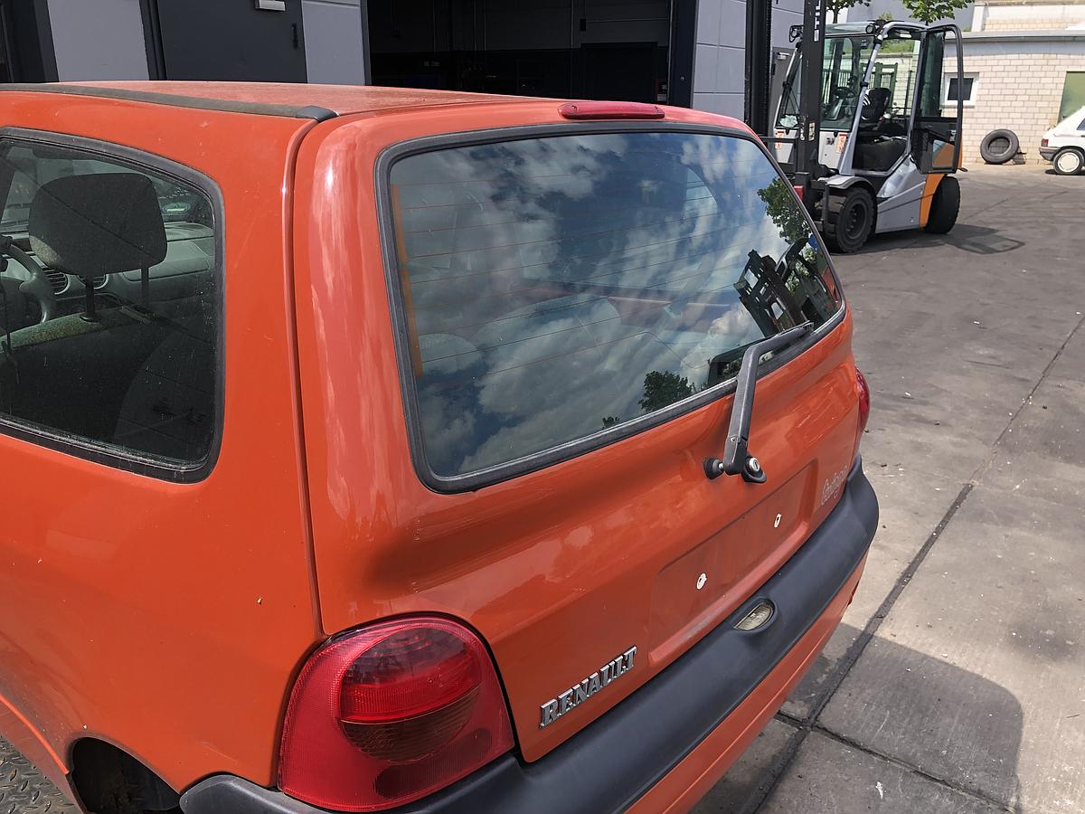 Renault Twingo I orig Heckklappe mit Scheibe OV327 Tropical Orange Bj 99