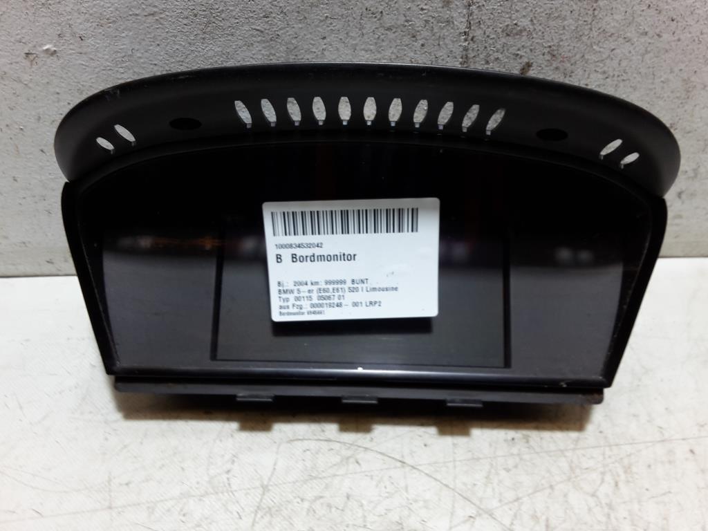 BMW 5er e60 BJ 2004 Bordmonitor Anzeige Display 6945661