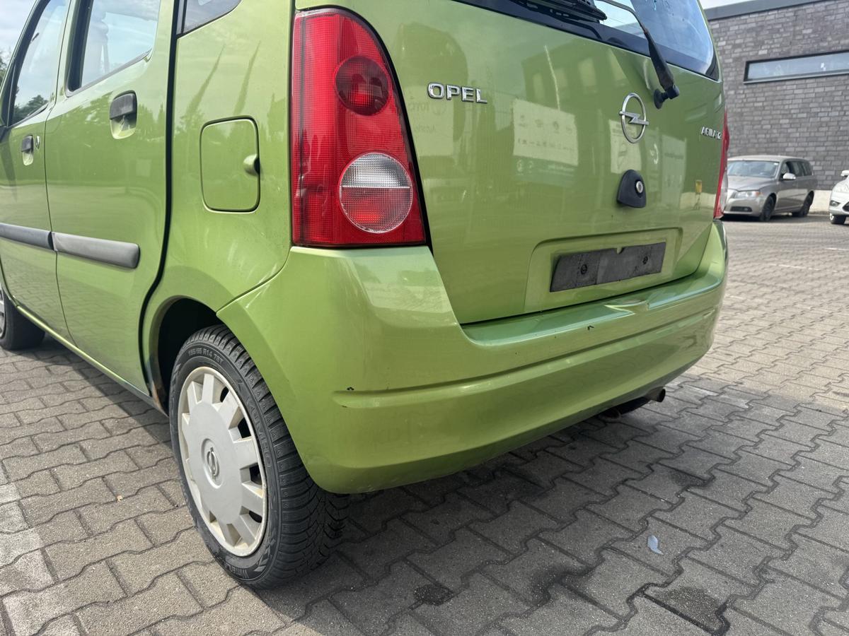 Opel Agila A original Sto&szlig;stange Stossf&auml;nger hinten Z384 Kiwigr&uuml;n Bj.2000