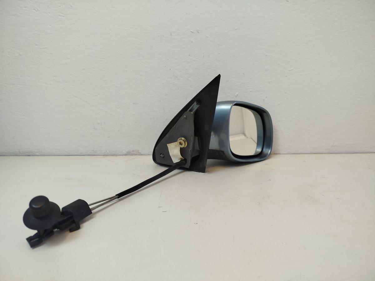 Skoda Fabia 6Y Au&szlig;enspiegel rechts R&uuml;ckspiegel Spiegel manuell LF7U Stone Grey