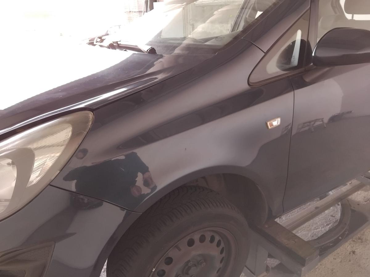 Opel Corsa D original Kotfl&uuml;gel vorn links GEU Ozeanblau Metallic Z22A BJ2014