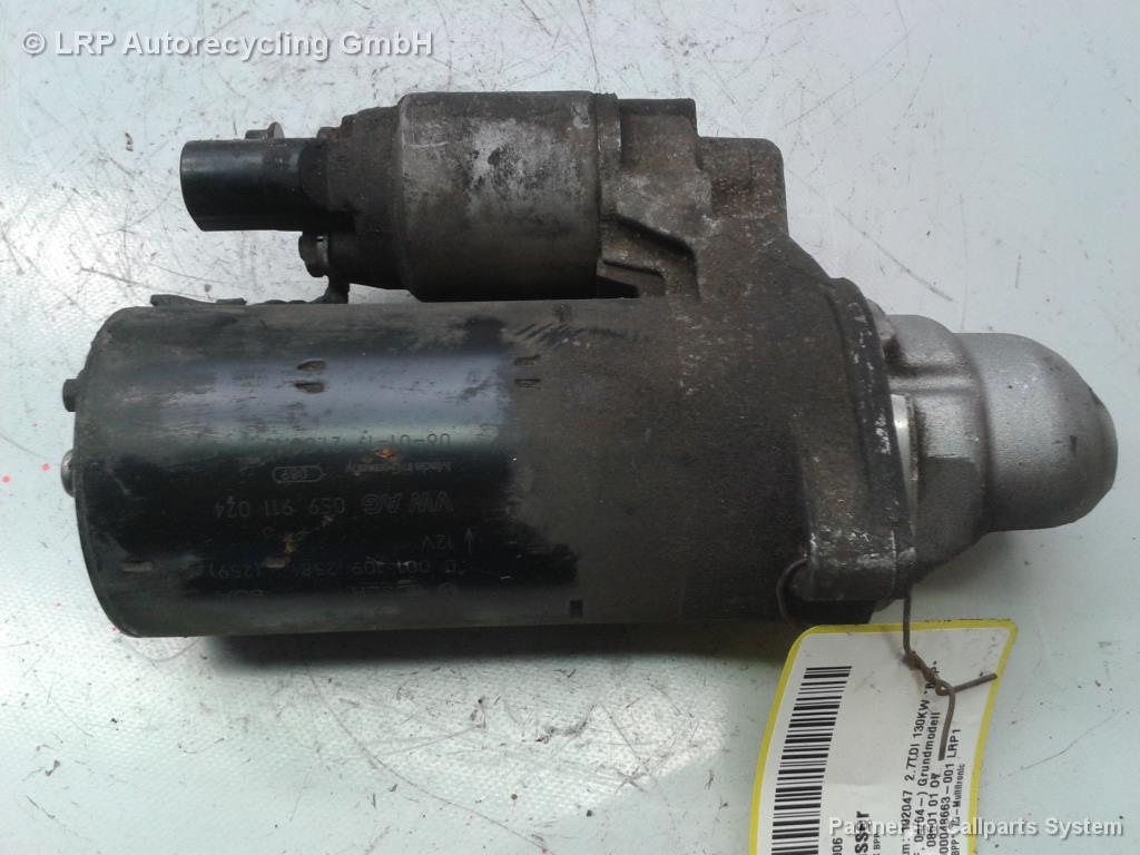 Audi A6 C6 4F Anlasser Starter 059911024 0001109258 BOSCH BJ2006