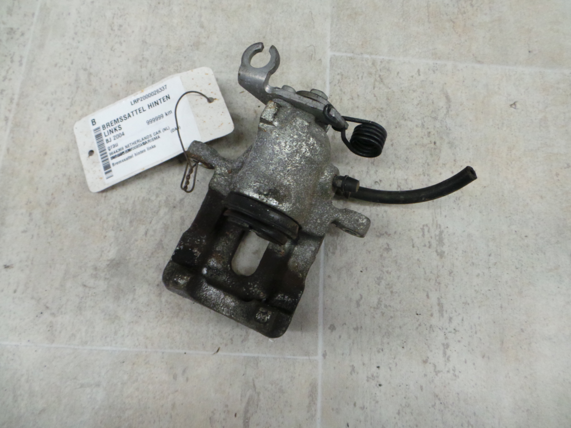 Mitsubishi Carisma 5-türig Bj.99-04 Bremssattel Bremszange hinten links