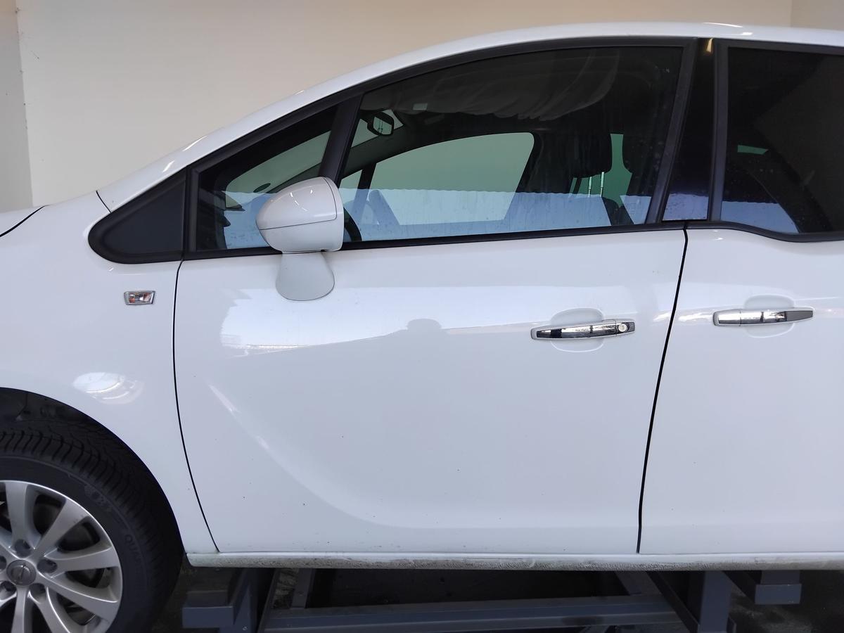 Opel Meriva B original Tür vorn links Fahrertür casablancaweiss BJ2011