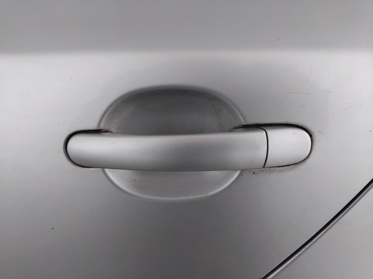 Skoda Fabia 2 5J T&uuml;r hinten links LA7W reflexsilber 5-t&uuml;rig Flie&szlig;heck BJ2008