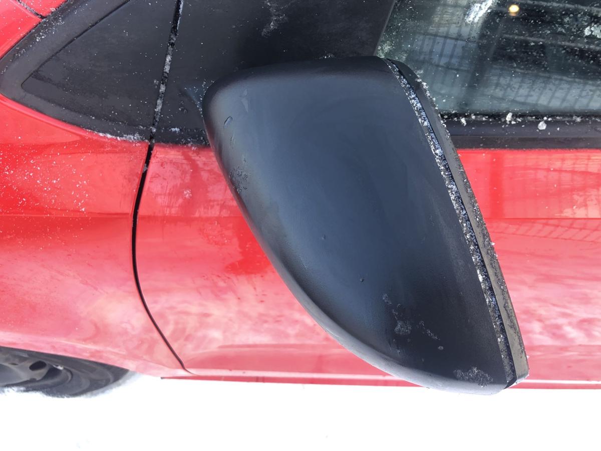 VW Polo 6R Aussenspiegel links Seitenspiegel unlackiert manuell