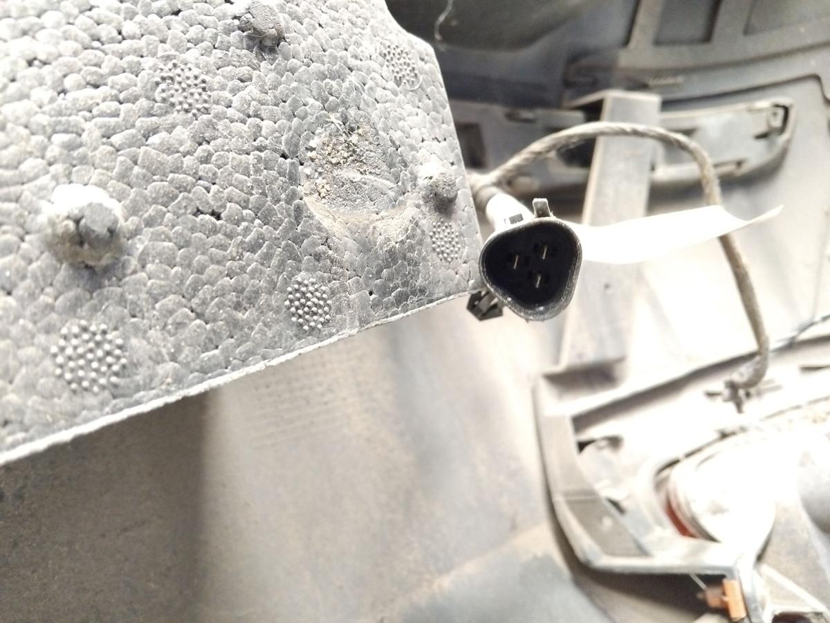 Opel Corsa C Facelift original Sto&szlig;stange Sto&szlig;f&auml;nger hinten MistyMorning Bj.2006