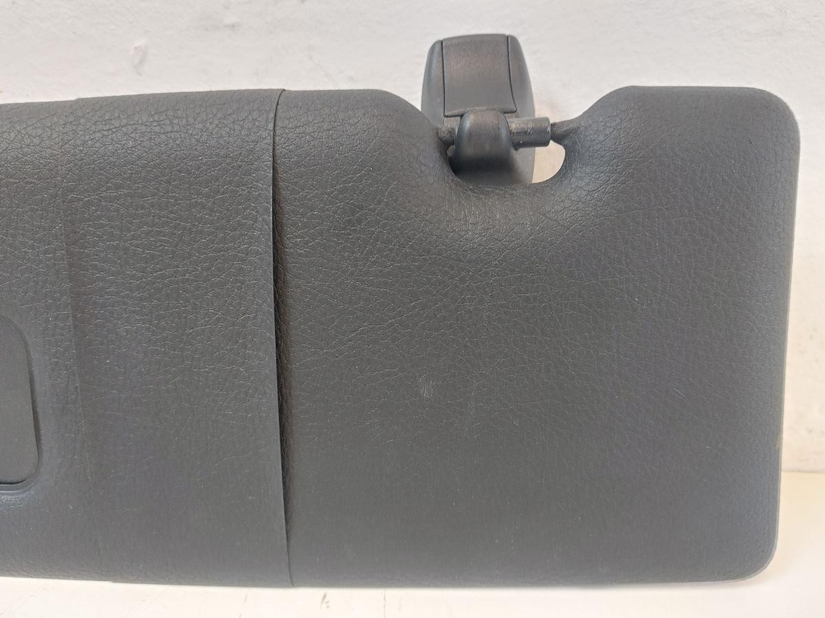 BMW 1er F21 M140i LCI Sonnenblende vorn links mit Spiegel schwarz anthrazit