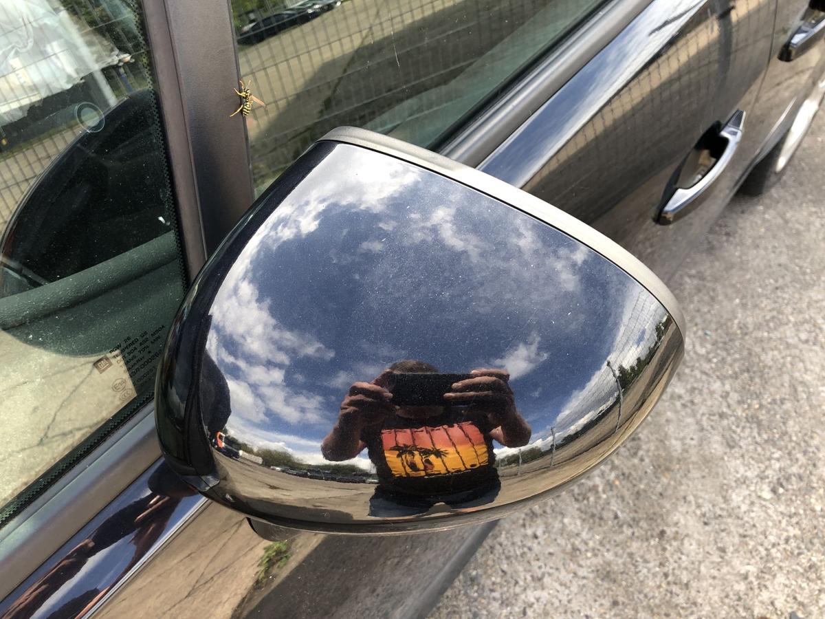 Opel Meriva B Außenspiegel links Seitenspiegel elektrisch 2HU Saphirschwarz