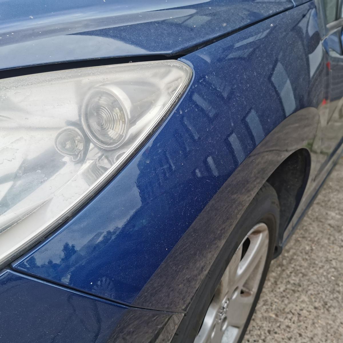 Peugeot 308 SW Kotflügel Fender Seitenwand vorn links KPL Blau Montebello