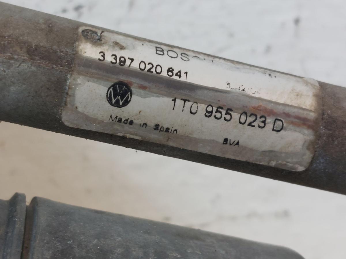 VW Touran 1T 1T1 Wischermotor Wischergest&auml;nge vorn links OEM Bosch