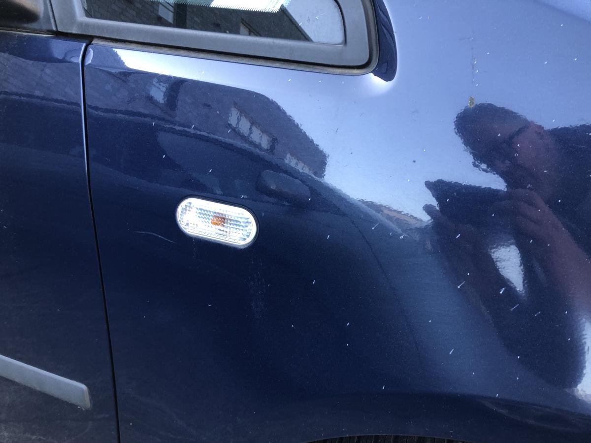 Ford C Max DM2 Kotfl&uuml;gel vorn rechts Beifahrer Blazer Blau 2003 bis 2010