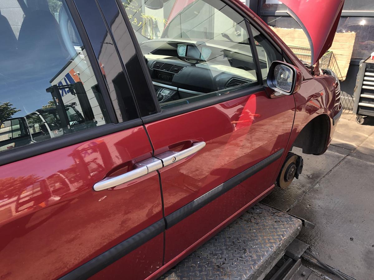 Peugeot 807 original Tür vorn rechts Beifahrer KKQ Tiefrot Bj 2004