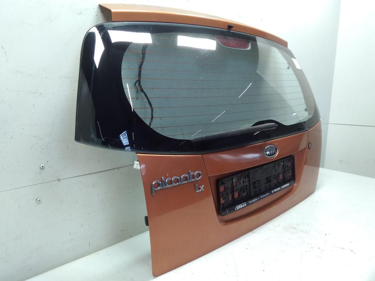 Kia Picanto BA Heckklappe orangebraunmetallic O3 mit Heckscheibe Bj.2006