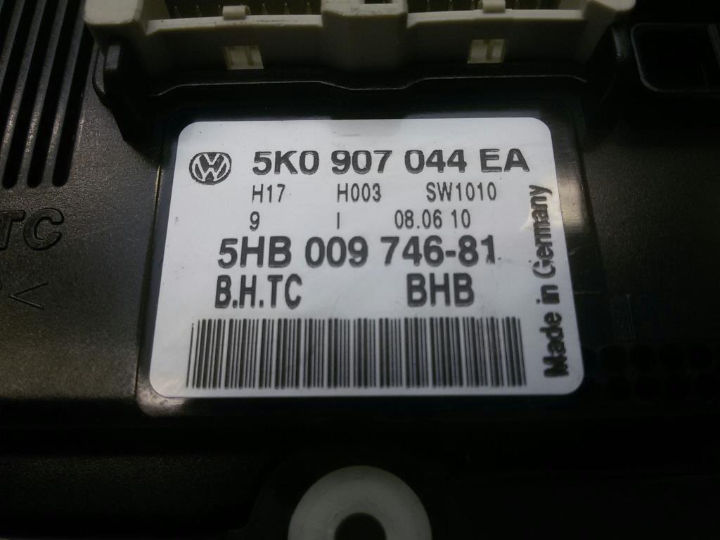 VW Caddy 2C 5K0907044EA Heizungsregulierung original Klimaautomatik Sitzheizung BJ2011