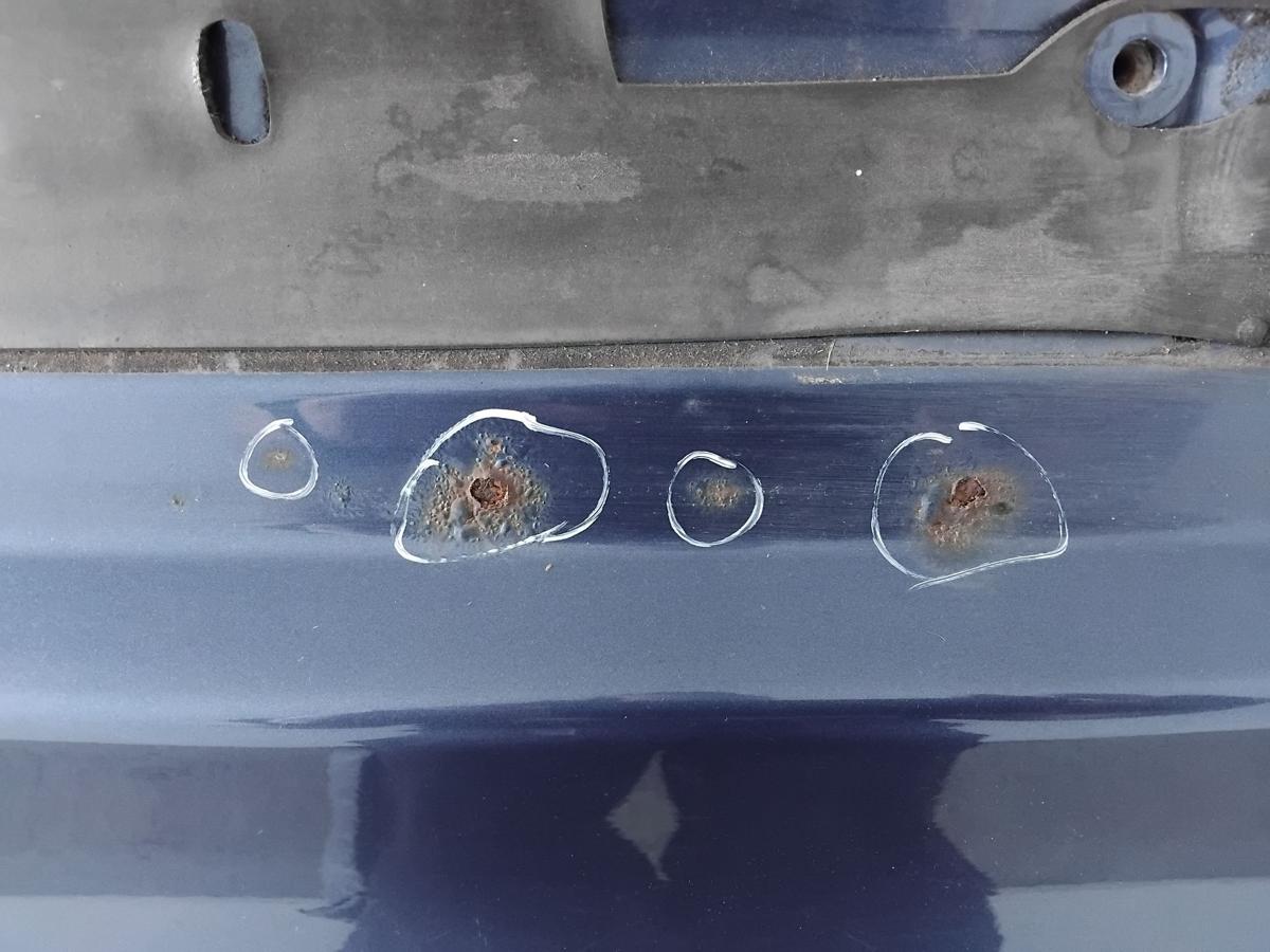 Audi A3 8P Heckklappe mit Heckscheibe 3-T&uuml;rer LZ5C Mauritiusblaumetallic BJ2006