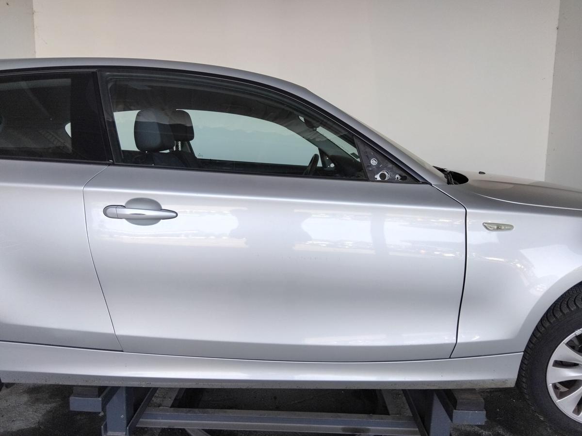 BMW 1er E81 Tür vorn rechts Beifahrertür titansilbermetallic 354 BJ2008 3-türig