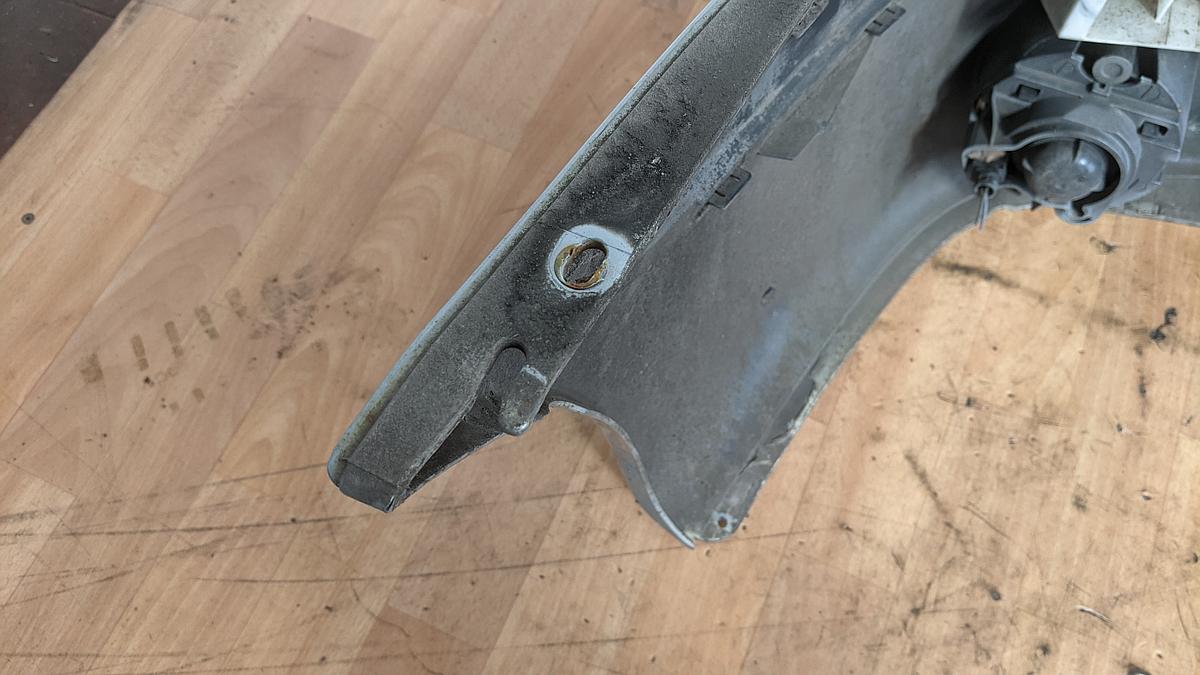 Renault Scenic JA Stossfänger Stoßstange Bumper vorn NSW MV632 Polargrau met