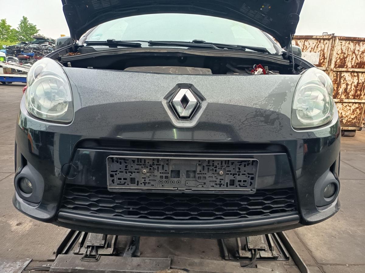 Renault Twingo II original Sto&szlig;stange F&auml;nger vorn Front 676 Perlmuttschwarz