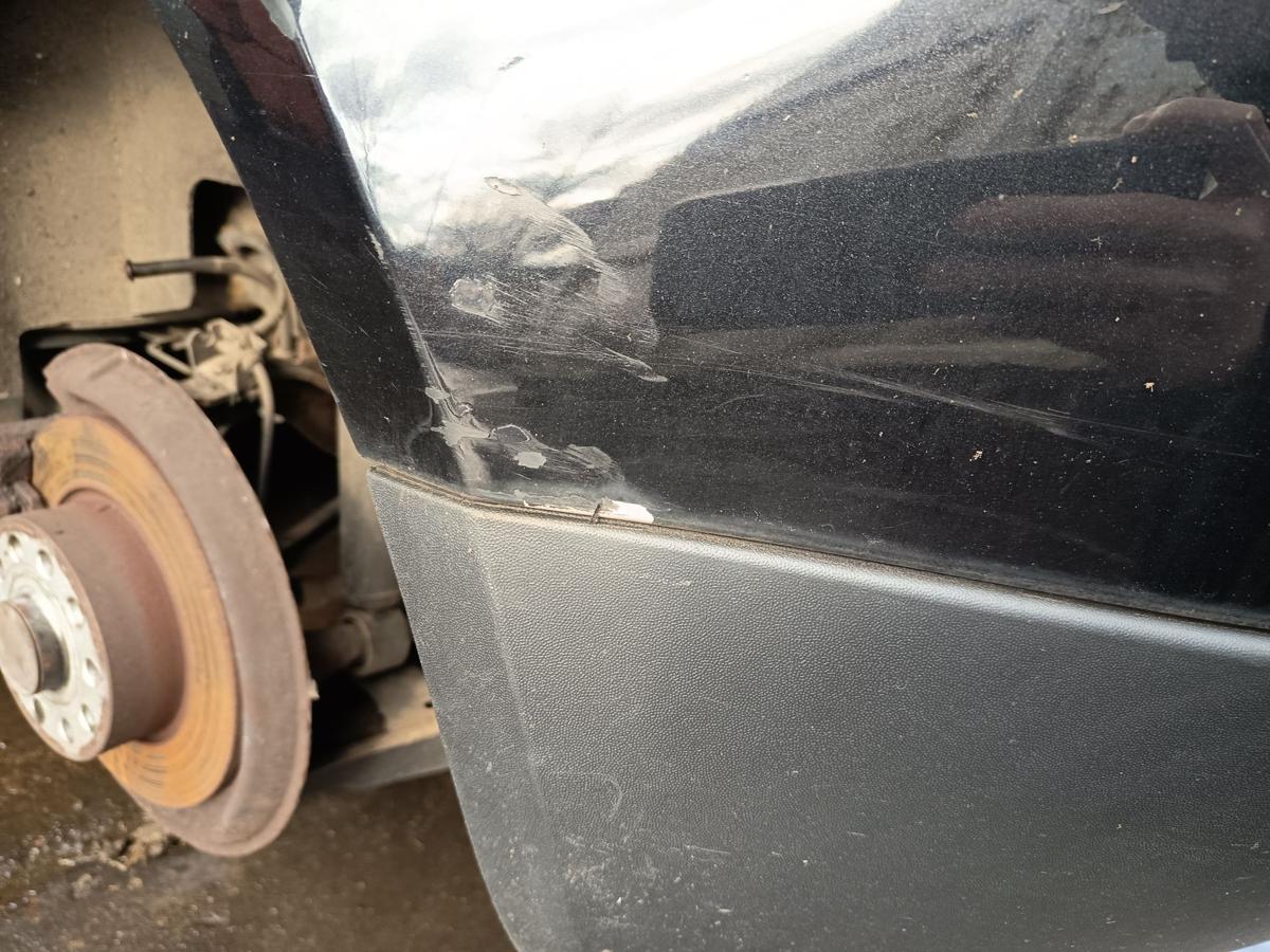 VW Golf V original Sto&szlig;stange hinten LC9Z Black Magic Metallic PDC Baujahr 2007