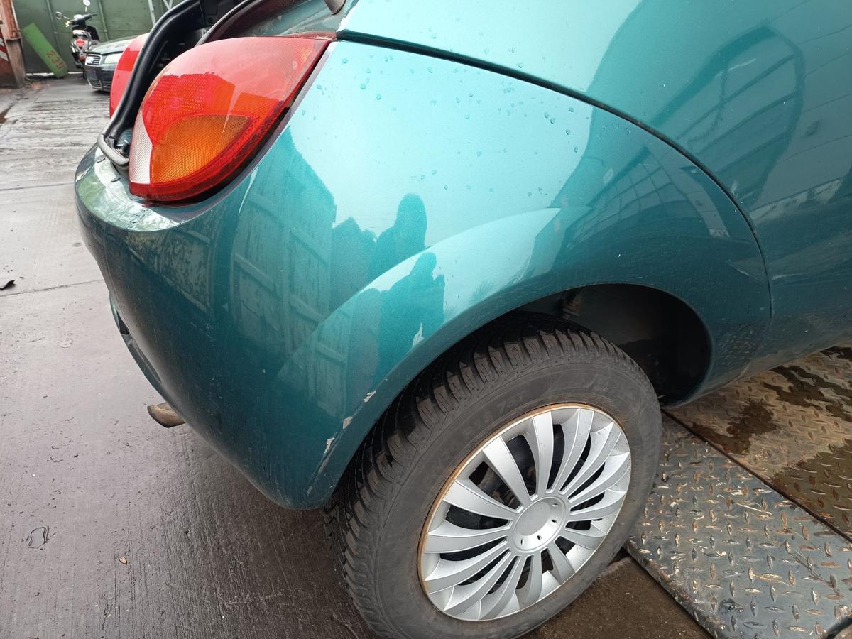 Ford KA RBT original Sto&szlig;stange Sto&szlig;stangenecke hinten rechts Karibik Gr&uuml;n Bj 99