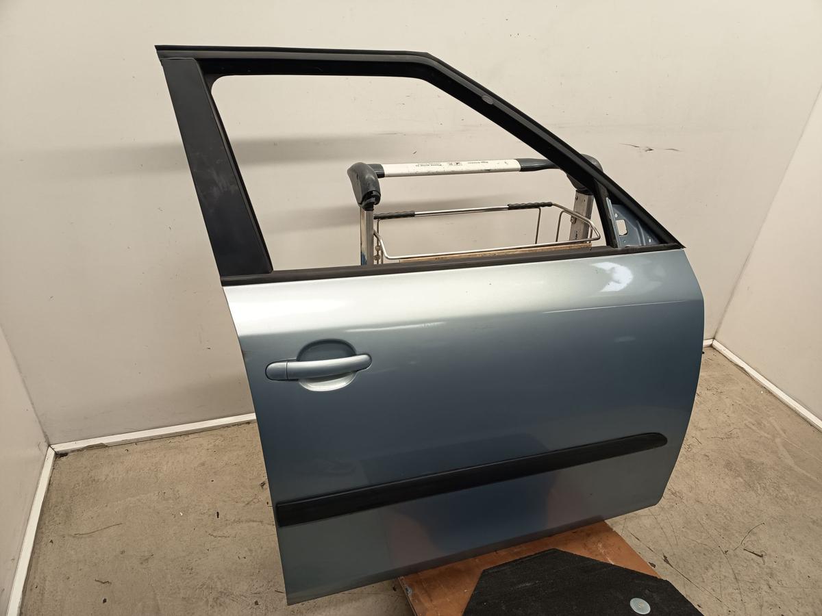 Skoda Fabia 5J orig T&uuml;r vorn rechts Beifahrert&uuml;r LF8K Blau Bj 2010