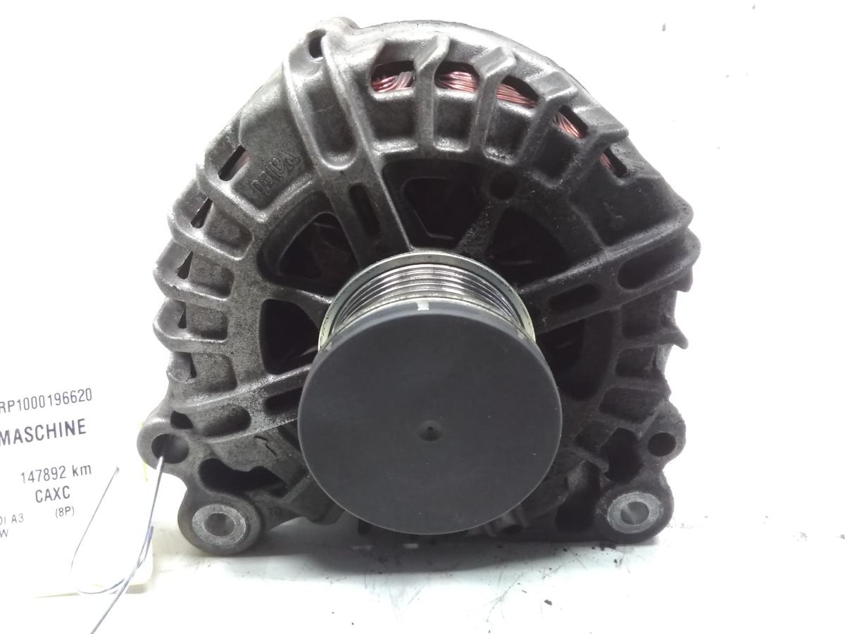 Audi A3 8P original Lichtmaschine Generator 140A 1.4TFSI 92kw CAXC Bj.2010