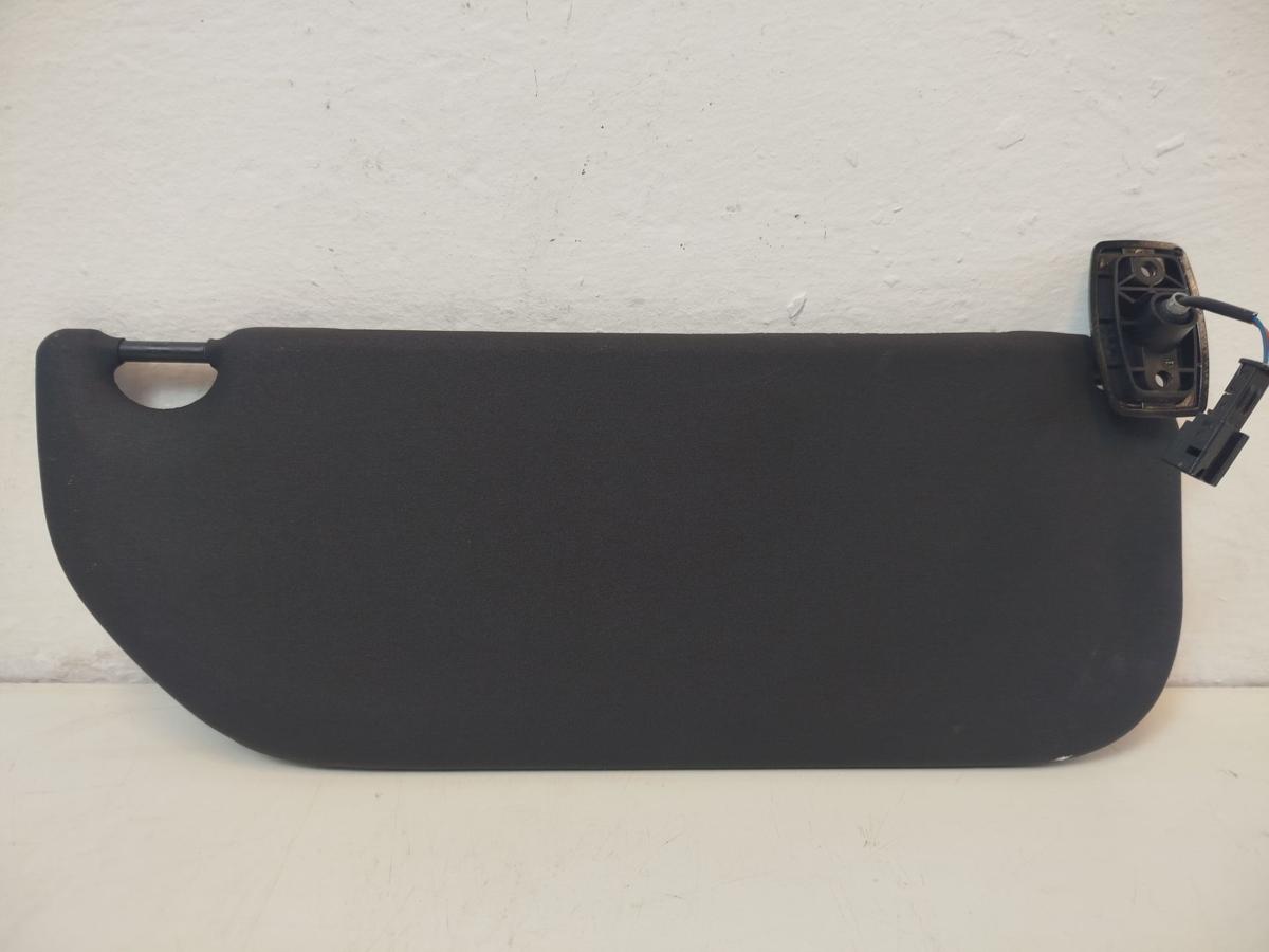 Citroen DS3 Sport Chic Sonnenblende vorn links Fahrerseite schwarz mit Spiegel