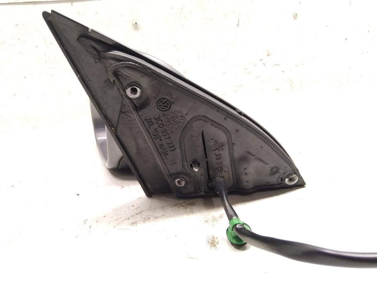 VW Passat 3C orig Au&szlig;enspiegel links LA7T United Grey elektrisch beheizt BJ2007