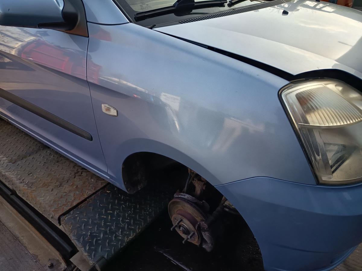 Kia Picanto BA original Kotfl&uuml;gel rechts L6 Diamantblau vor Facelift Bj 2007