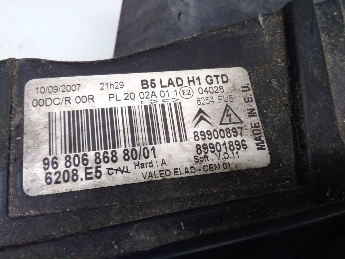 Citroen C4 original Xenon Scheinwerfer links Valeo 9680686880 Bj.2007