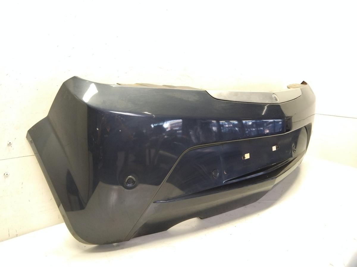 Opel Tigra TwinTop orig Stossf&auml;nger Sto&szlig;stange hinten PDC BJ2006 Z168 Metro Blue
