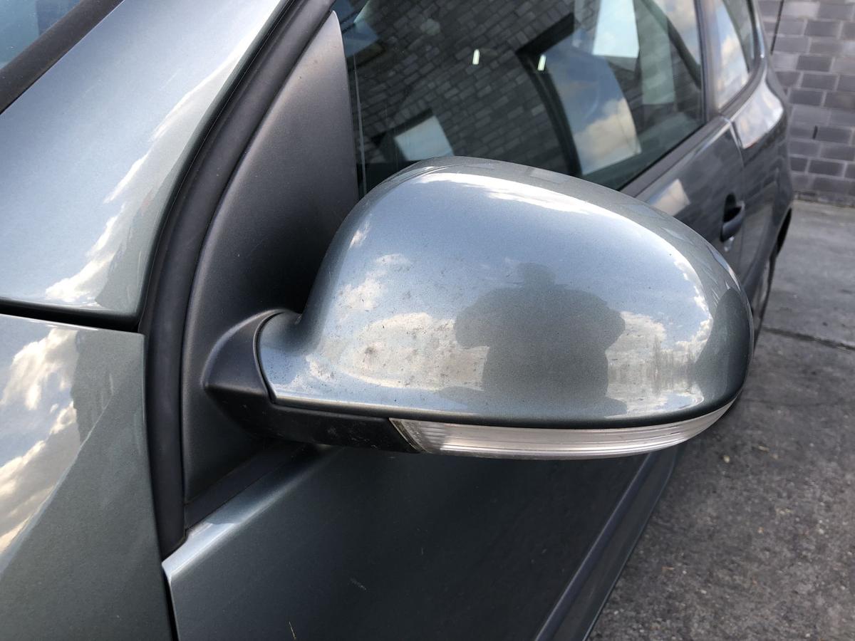 VW Golf 5 V 1K Au&szlig;enspiegel links R&uuml;ckspiegel Seitenspiegel elek LA6Q Sagegreen