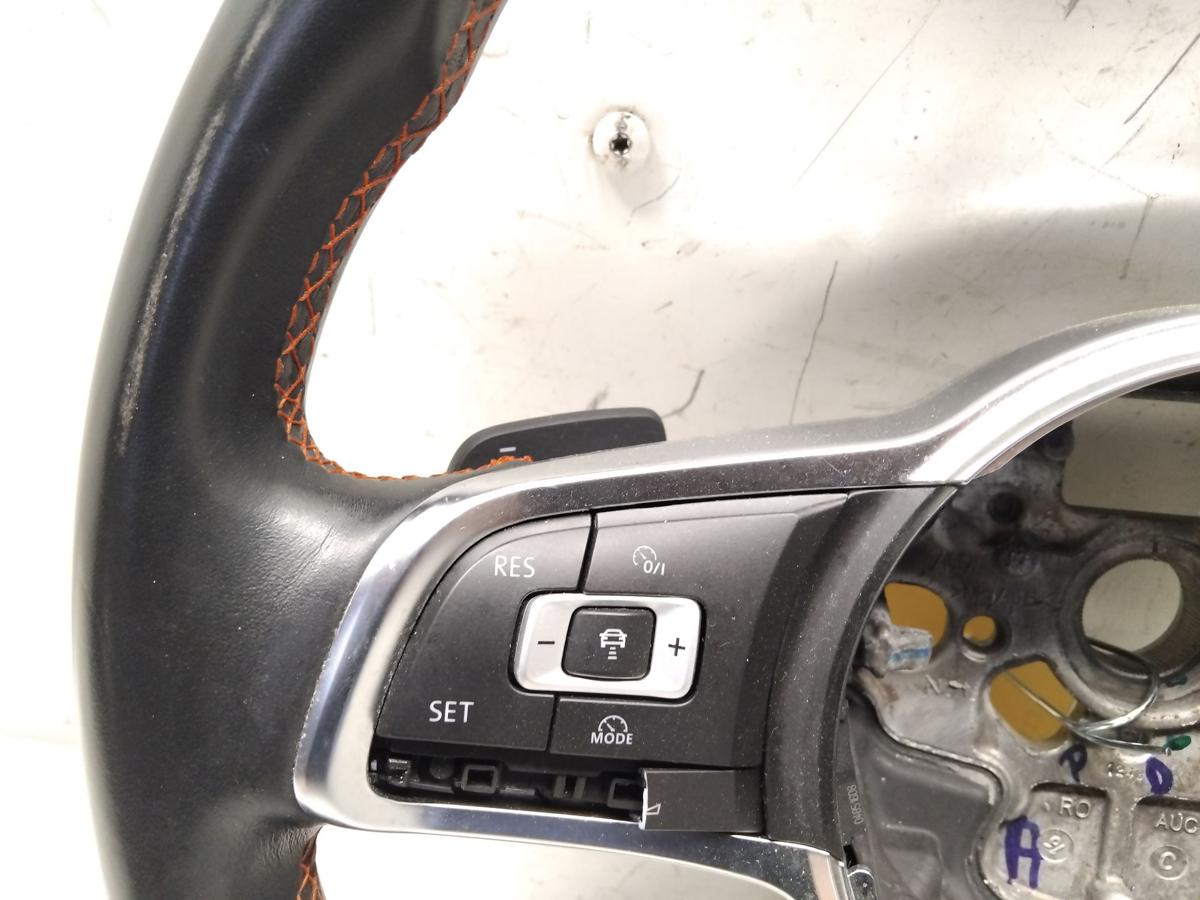 VW Golf 7 GTI original LederLenkrad mit DSG-Schalttasten Bj.2016 5G0419091R APX