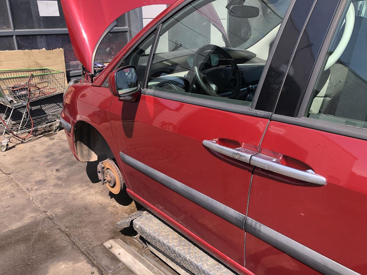 Peugeot 807 original Tür vorn links Fahrer KKQ Tiefrot Bj 2004