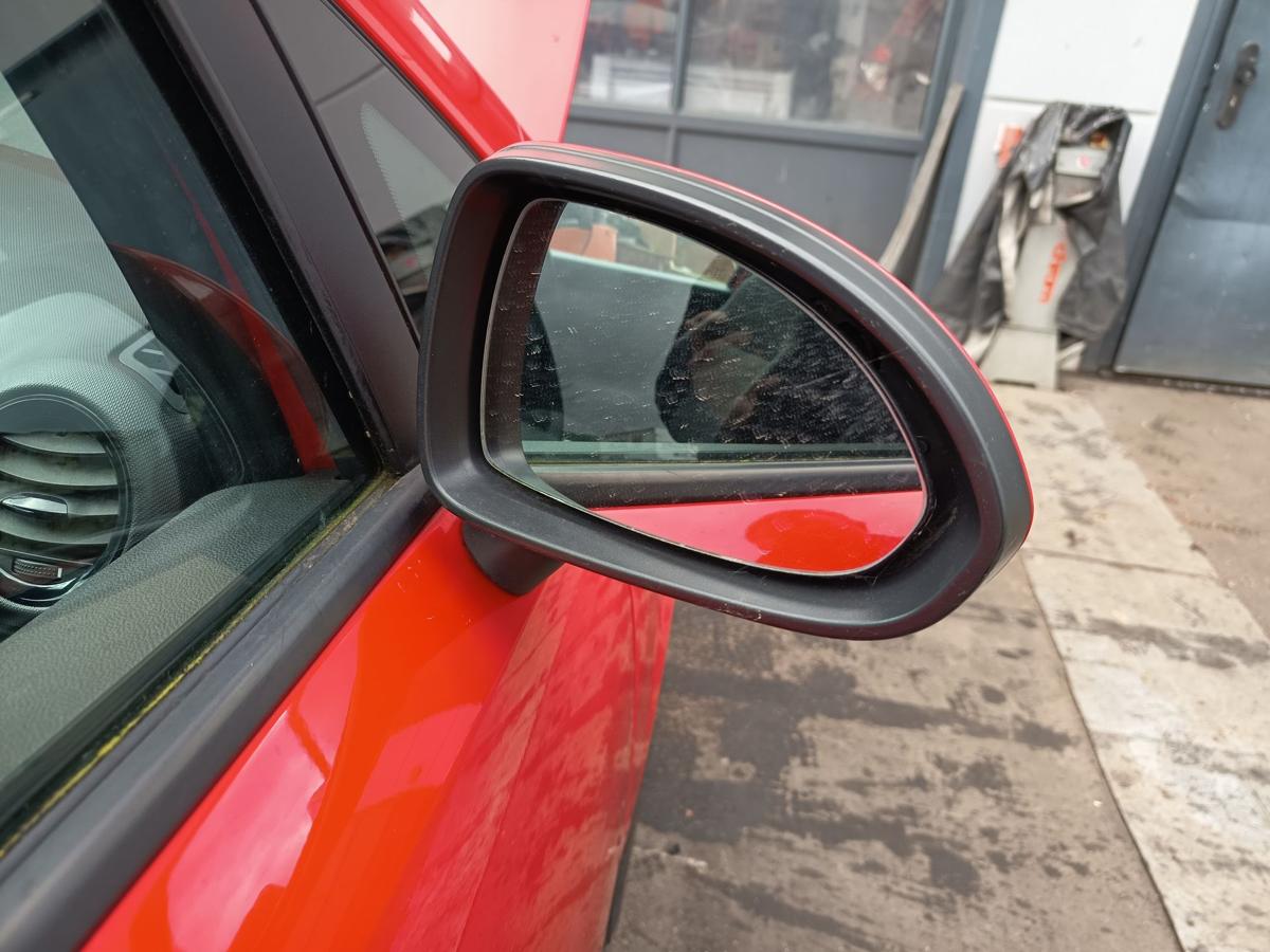 Opel Corsa D original Au&szlig;enspiegel rechts elektrisch Z547 Magmarot Bj 2009