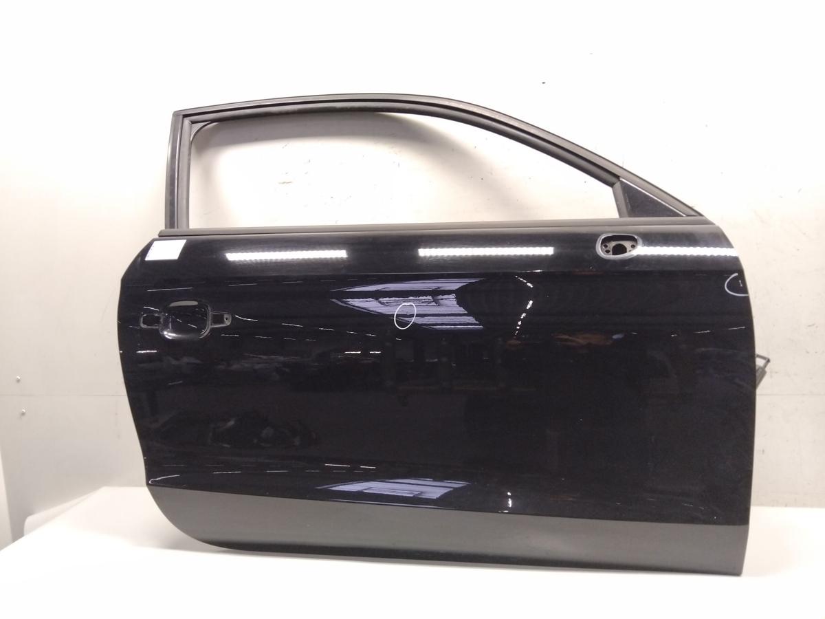 Audi A1 8X T&uuml;r vorn rechts Fahrert&uuml;r brillantschwarz LY9B 3-t&uuml;rig BJ2010