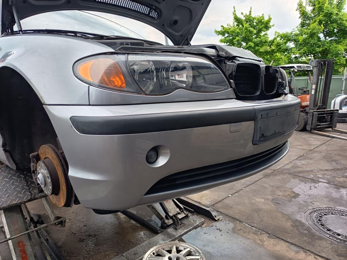 BMW 3er E46 original Stoßstange Fänger vorn/Front A80 Silbergrau Bj 2004