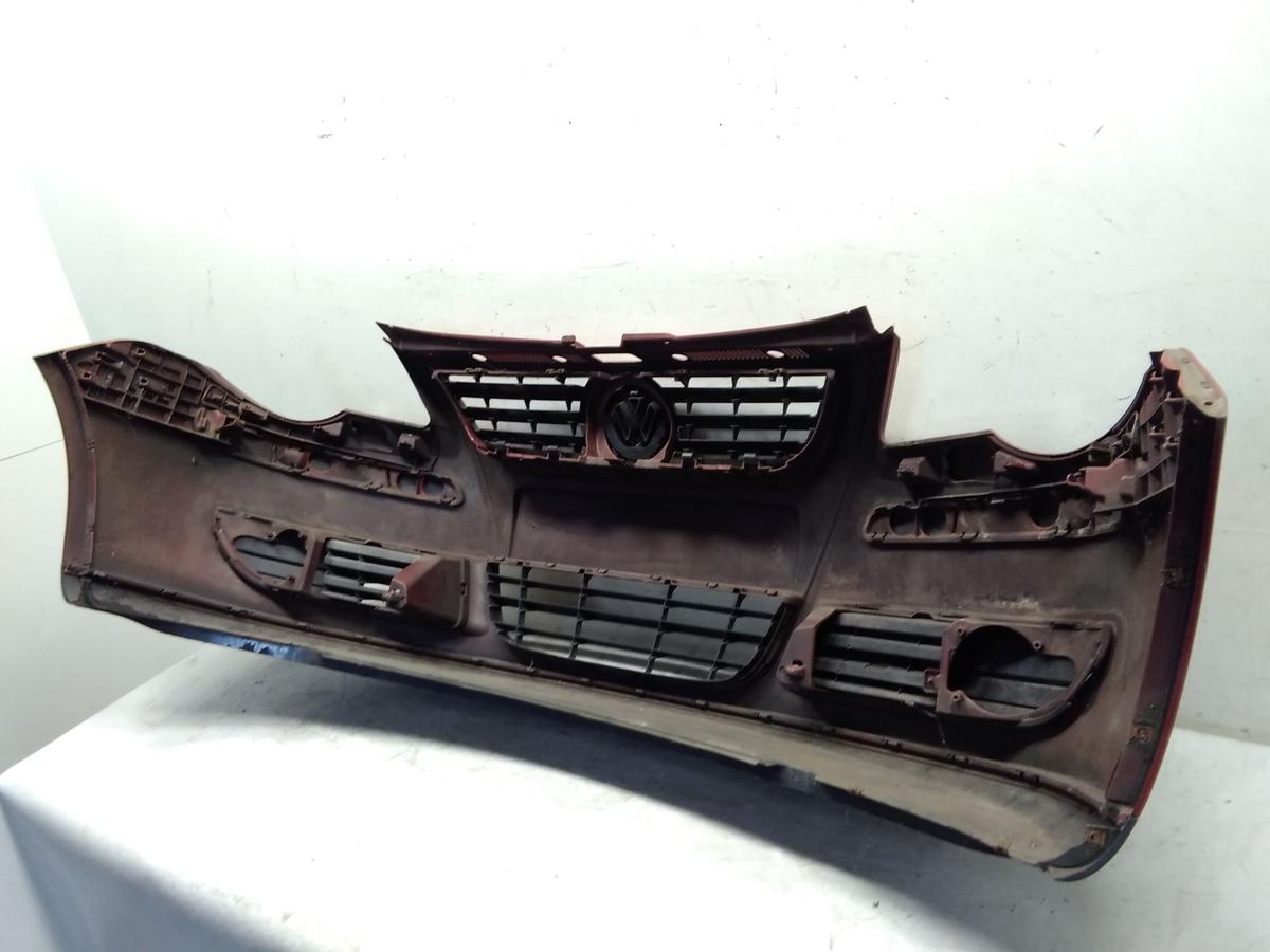 VW Polo 9N3 original Stoßstange Stoßfänger vorn copperorangemet. LA2W BJ2006