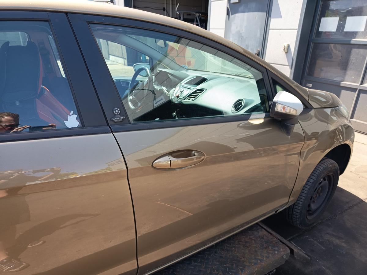 Ford Fiesta VI original T&uuml;r vorne rechts Castano-Braun Metallic Baujahr 2012