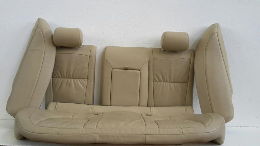 Jaguar XF X250 BJ2008 R&uuml;cksitzbank Leder beige R&uuml;ckbank Limo Sitzbank hinten